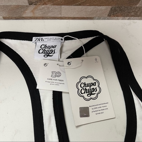 Zara NWT CHUPA CHUPS® DRESS WITH FRINGING SZ M - Picture 15 of 17